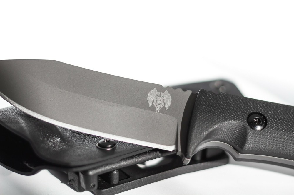 Sharp! Quick Opening Folding Knife and Full Tang Fixed Blade Combo EDC Set!