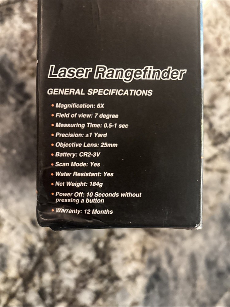 Bozily Laser Rangefinder 6x Magnification
