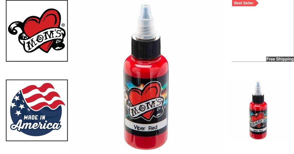 Authentic 15ml Millennium Viper Red Tattoo Ink - Trusted by Professionals