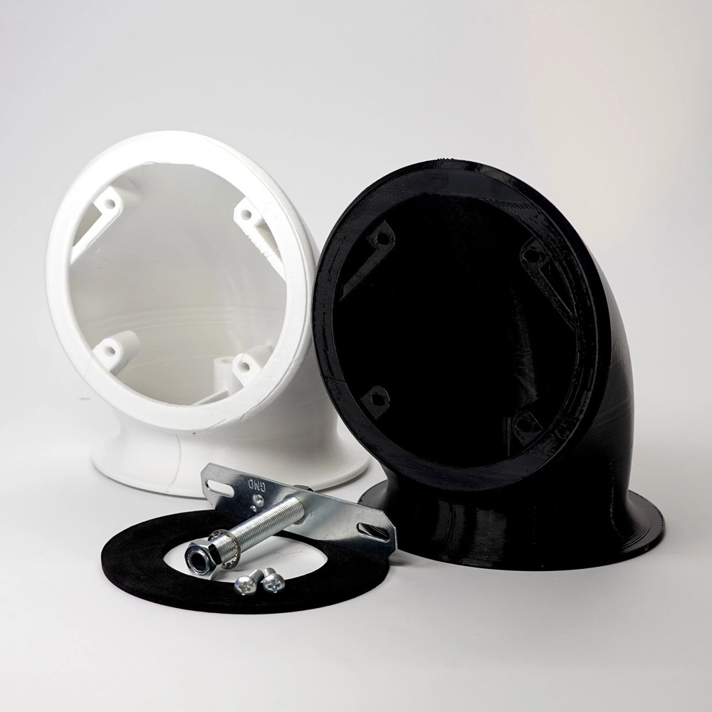 Universal 90° Single Soffit Mount for Floodlight Cameras