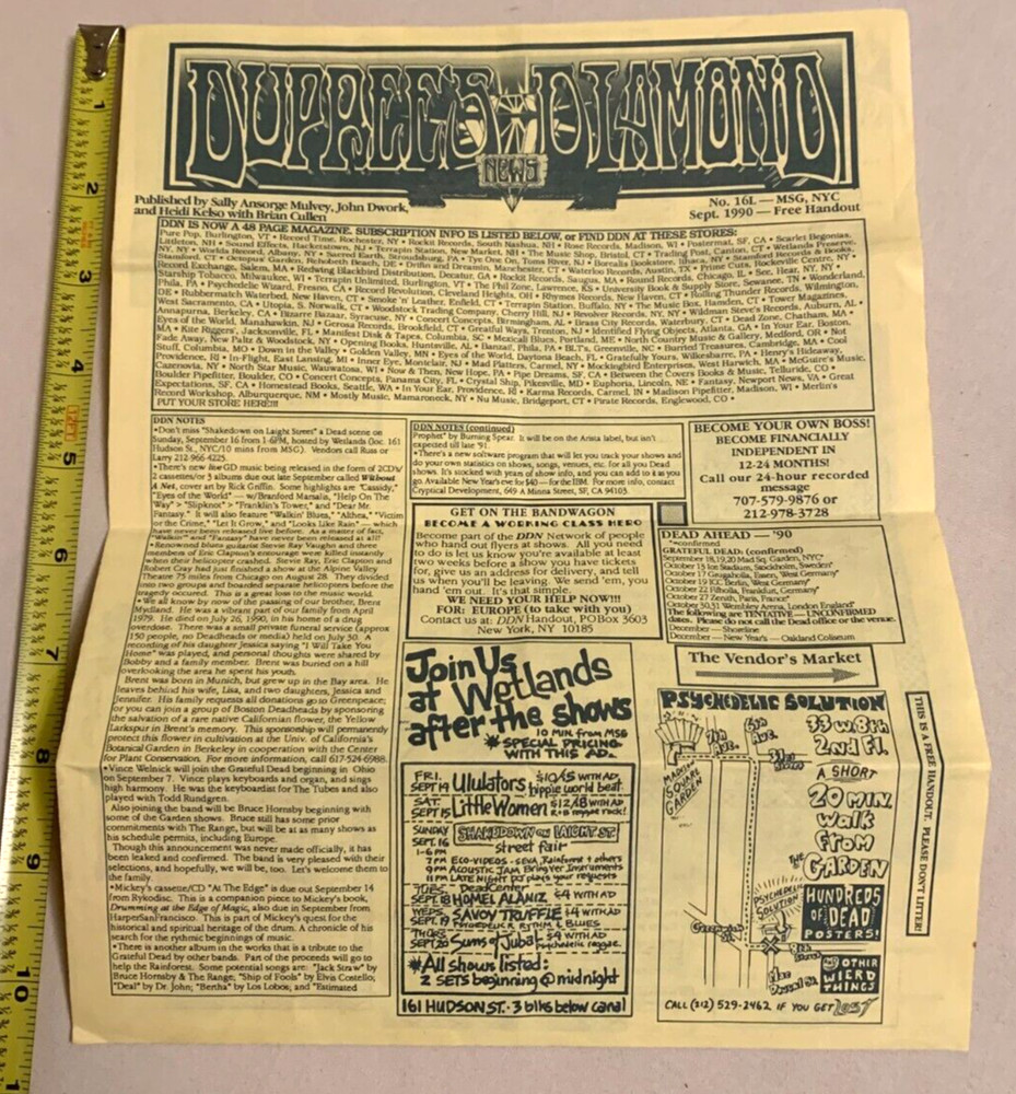 🔥 Dupree's Diamond News  -  Issue 16 L - 1990 🔥