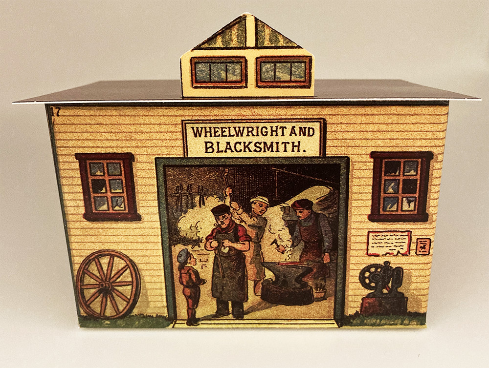 House Shaped Gift Box - Blacksmith Shop - Christmas - All Occasions