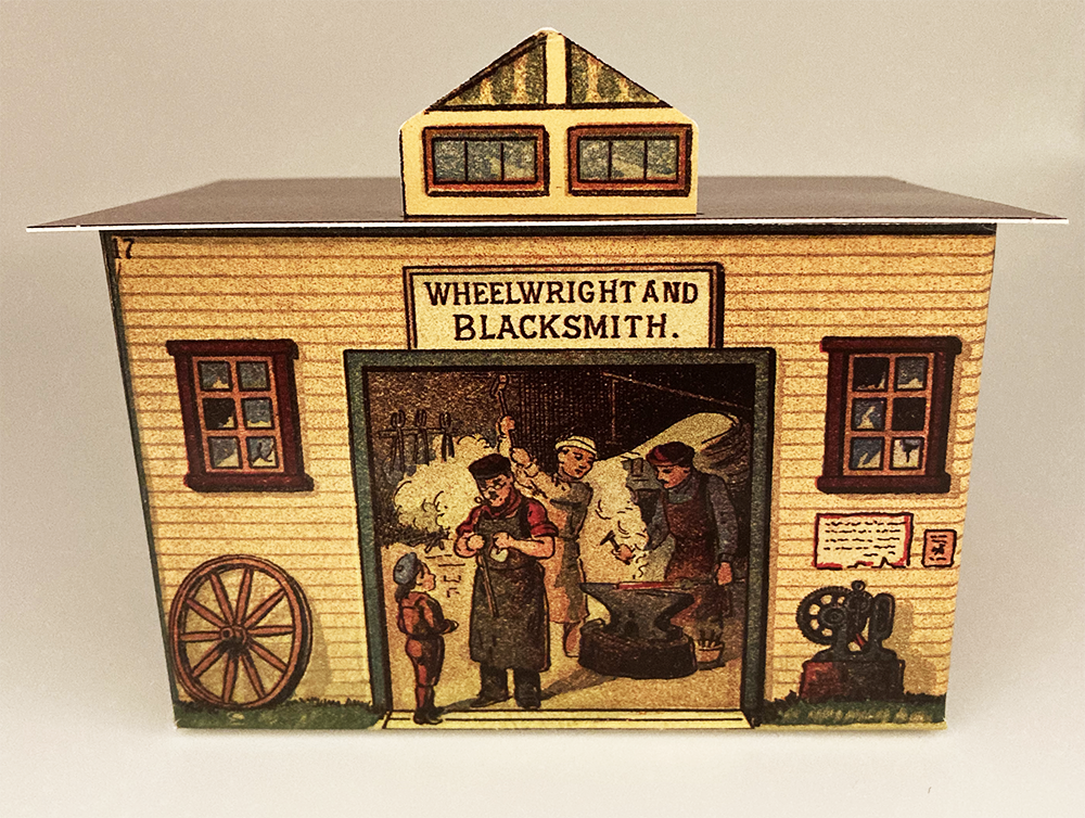 House Shaped Gift Box - Blacksmith Shop - Christmas - All Occasions