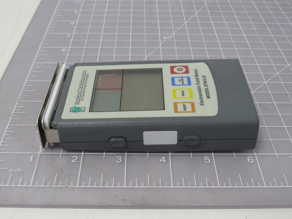 TRANSFORMING TECHNOLOGIES EFM115 POCKET STATIC FIELD METER AND IONIZER PERFORMAN
