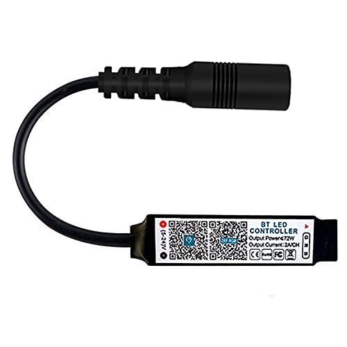 Mini RGB Bluetooth Controller Music LED Light Strip Controller for RGB DC 5-24V
