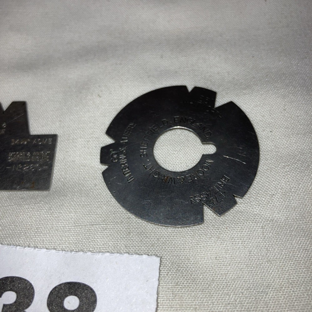 Moore & Wright 200 angle gauge and another gauge- engineering
