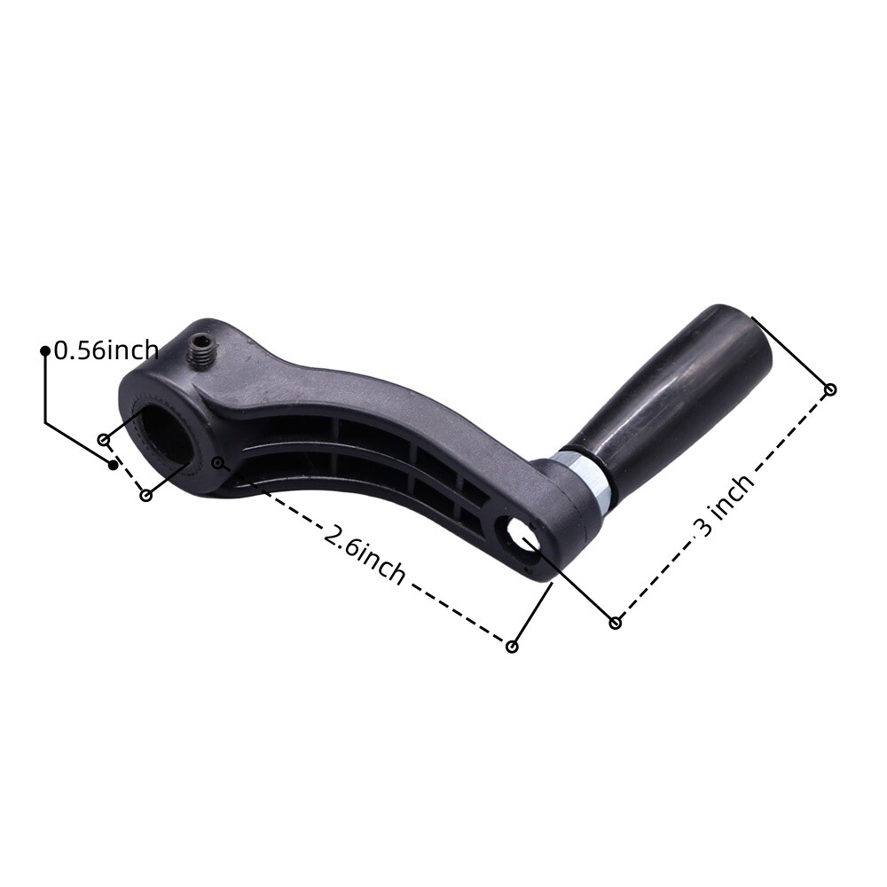 2pcs Drill Press Table Elevation Crank Handle Drill Press Rotation 14.5mm