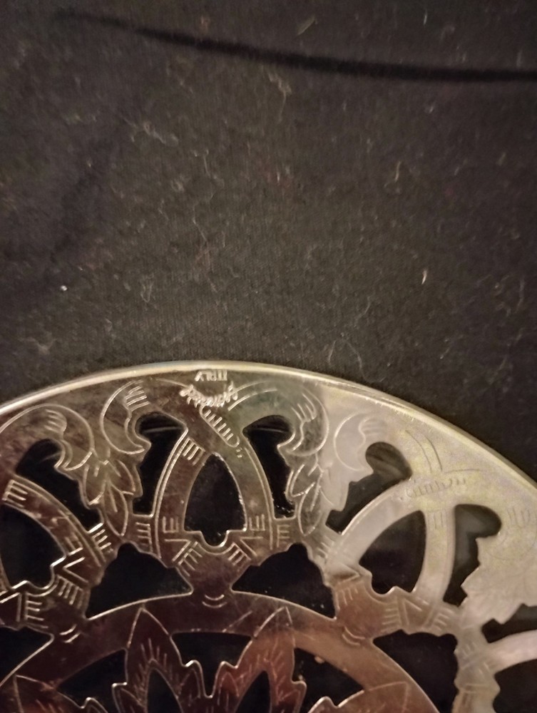 Vintage Leonard Silver/Towle Silver Plated Trivet 6"