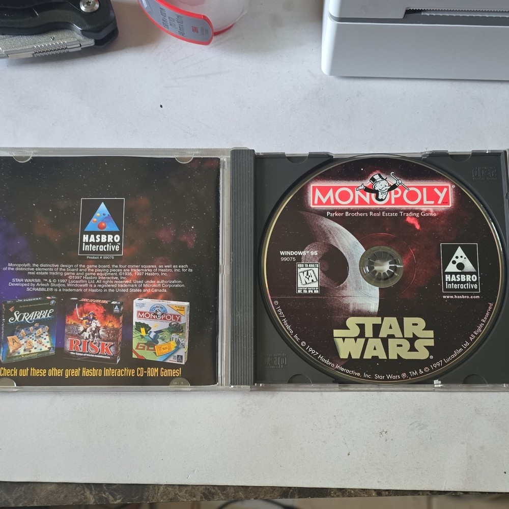 Hasbro Interactive Monopoly Star Wars CD-ROM Edition Windows 95