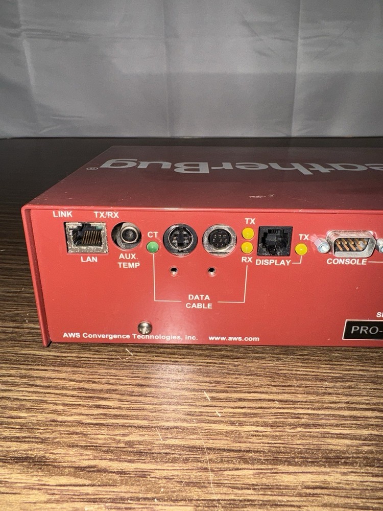 WeatherBug Tracking Station Red Box Weather Data Logger Internet Transmitter