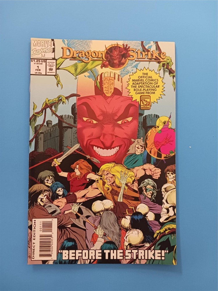 DRAGON STRIKE # 1 Comic Marvel 1994  ~ D&D ~ Based on TSR RPG ~ RARE