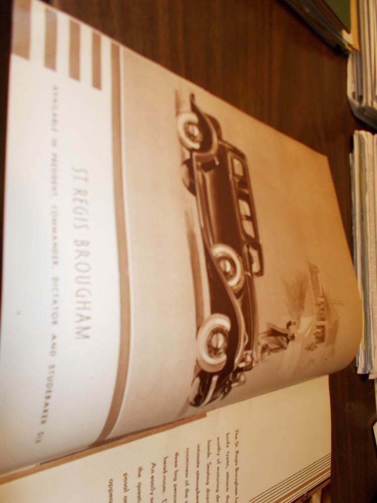 1932 Studebaker 48-page Sales Catalog / Original and Very Nice !!