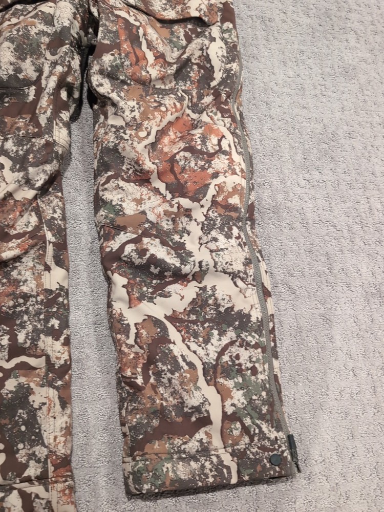 First Lite Solitude 2.0 Bibs Specter Medium Insulated Windproof Exclnt Free ⛴️