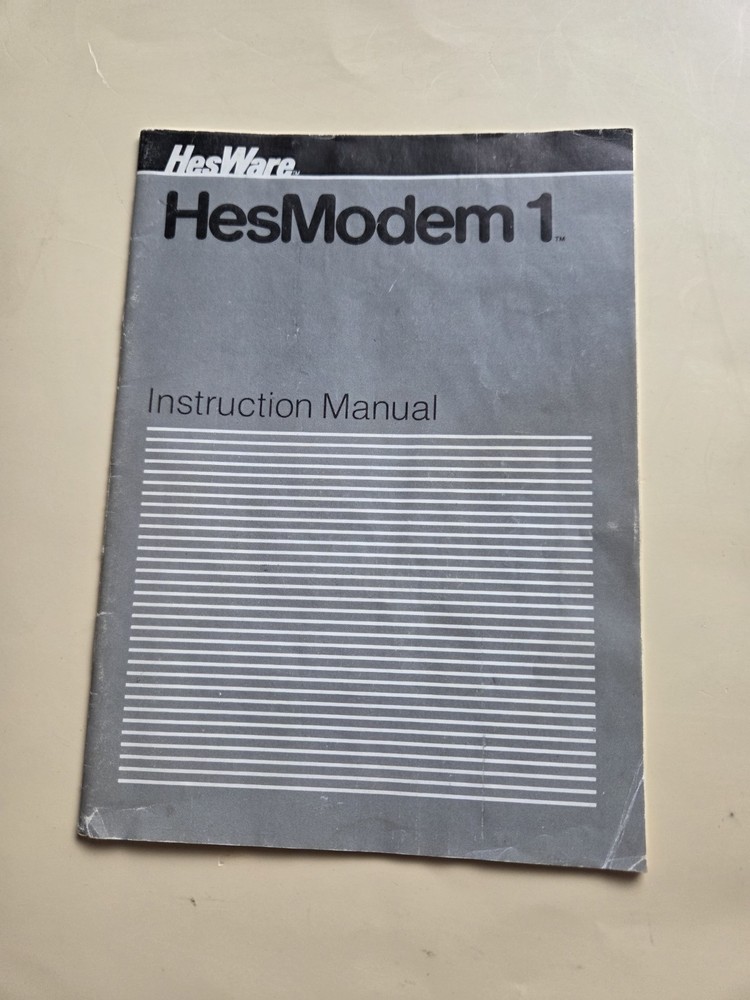 HesWare HesModem 1  Instruction Manual