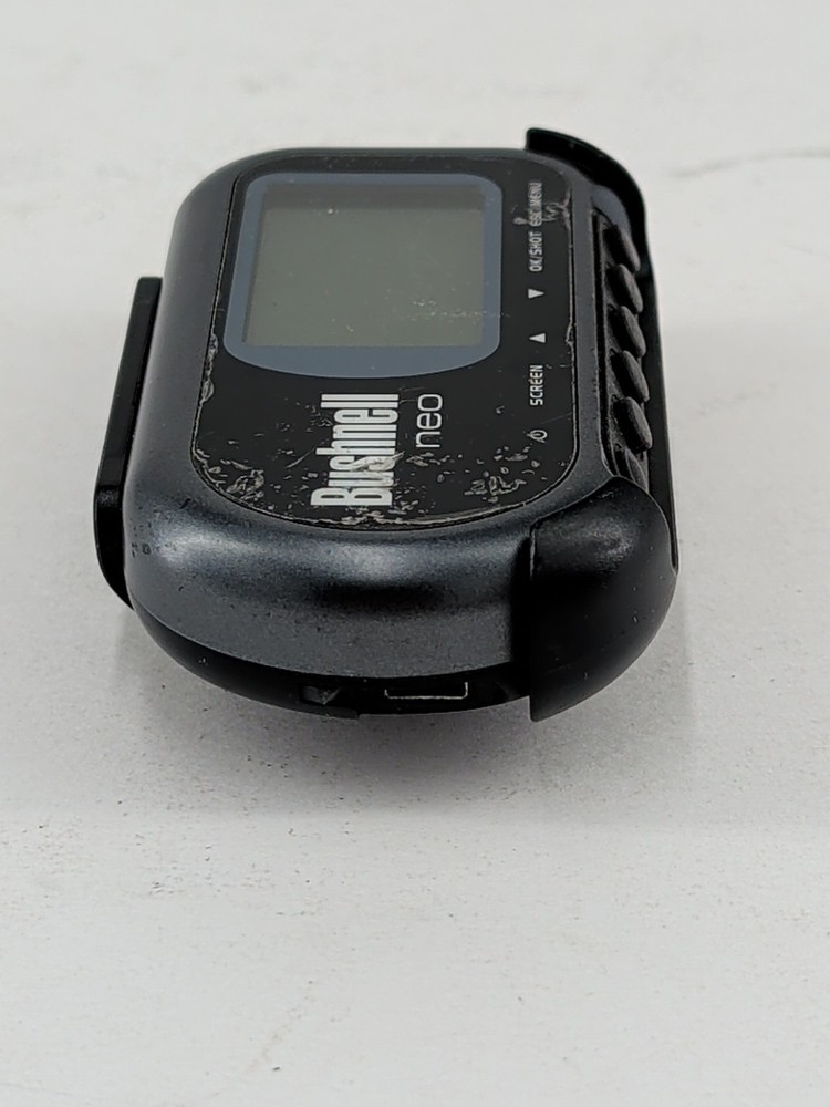 Bushnell Neo Golf GPS Rangefinder, Wall Charger USB Cable Software CD Belt Clip