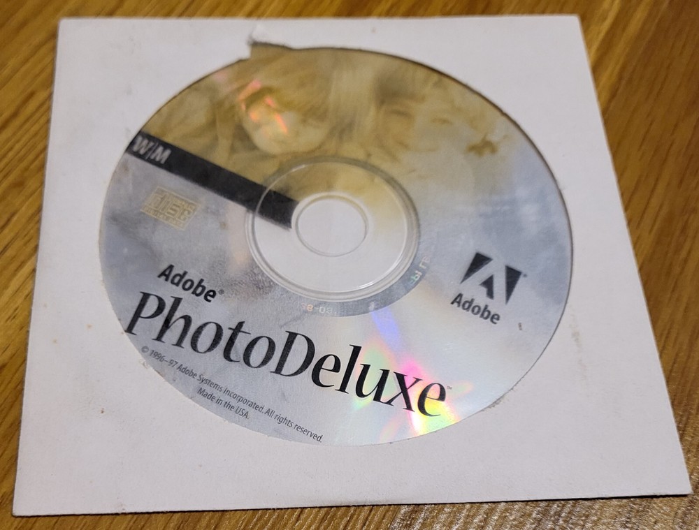 ADOBE PHOTODELUXE Ultima Bundle Version on CD VINTAGE SEALED