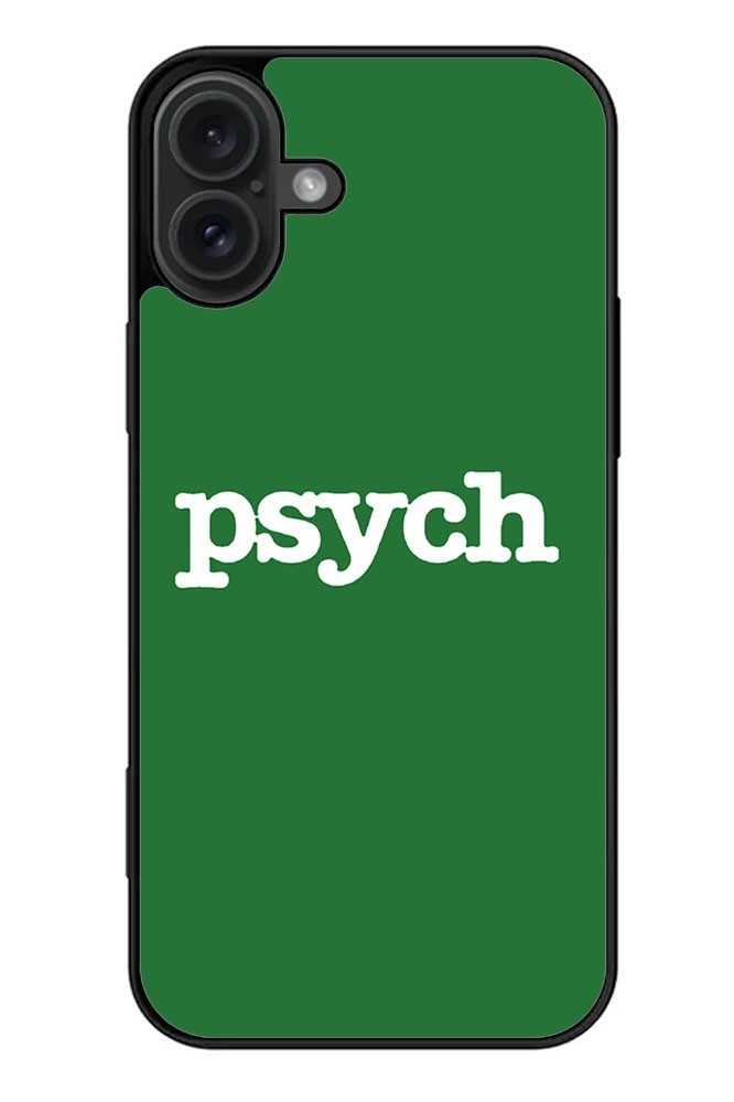 Psych Logo Premium Soft Rubber iPhone Case