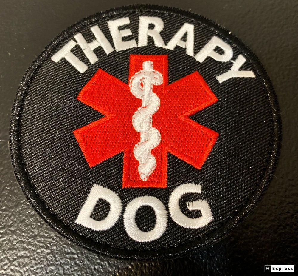 Service Dog Patch 3" round Therapy Dog patch