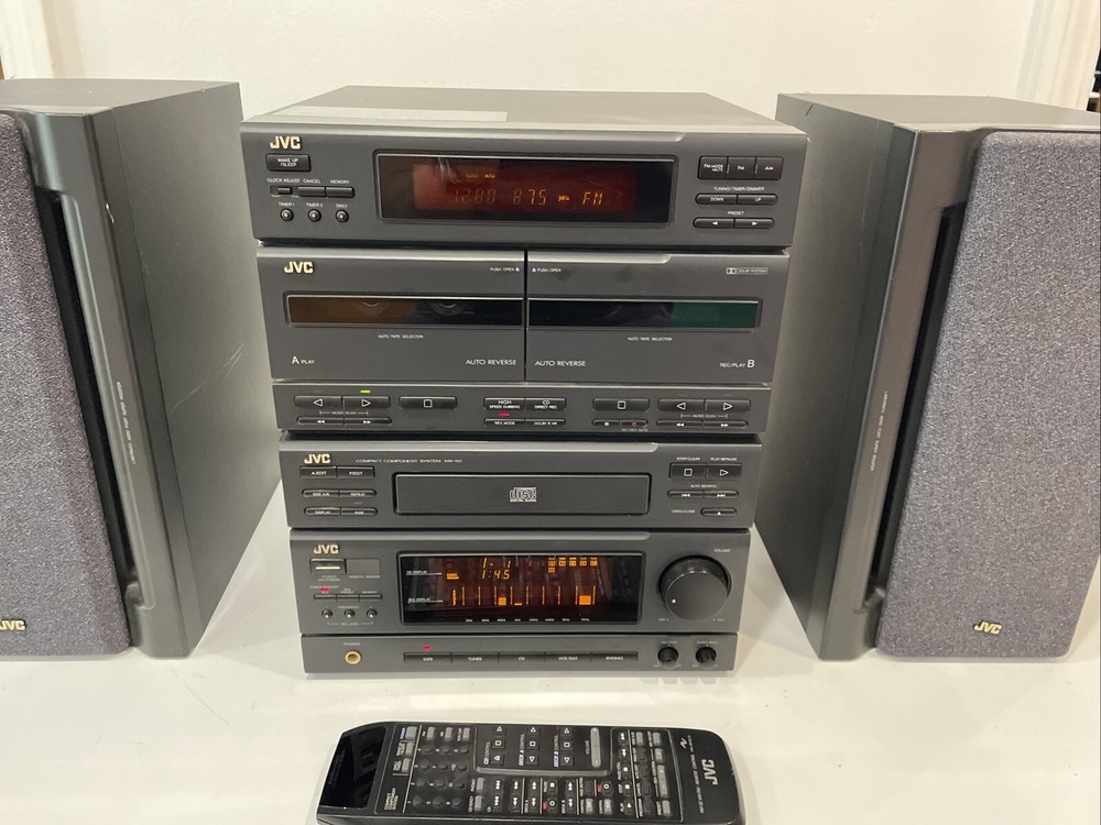 JVC MX-50 Compact Audio Component System CD/Tuner/Dual Cassette