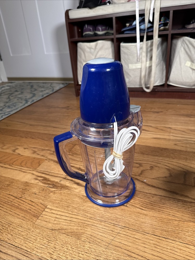 NINJA Master Prep 48oz Drink Food Processor Blender Mixer QB1000QBL Blue Bundle