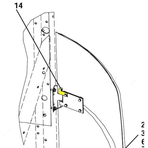 Carrier 68-07902-01 Tab Locking, Driverside Only
