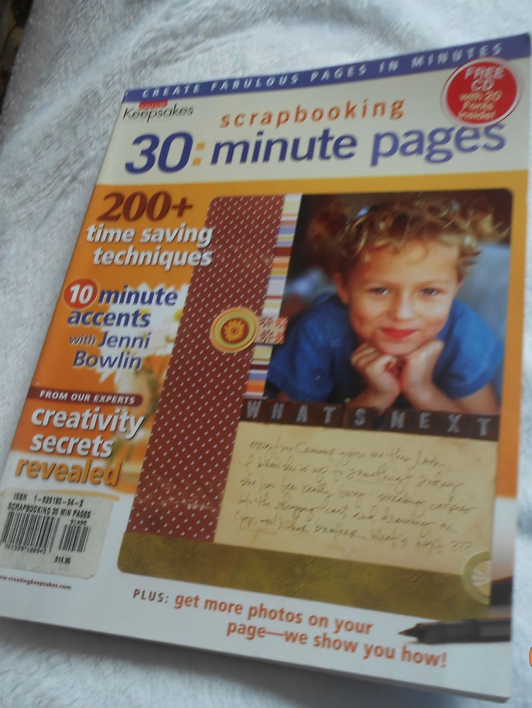 NO CD - Creating Keepsakes - 30: Minute Scrapbooking Pages Idea Magazine,