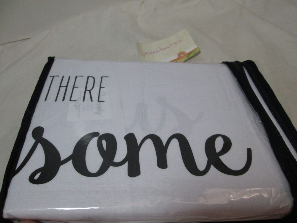 Sleeposophy GORGEOUS HANDSOME T2 Coordinating Standard Pillowcases ~ Black White