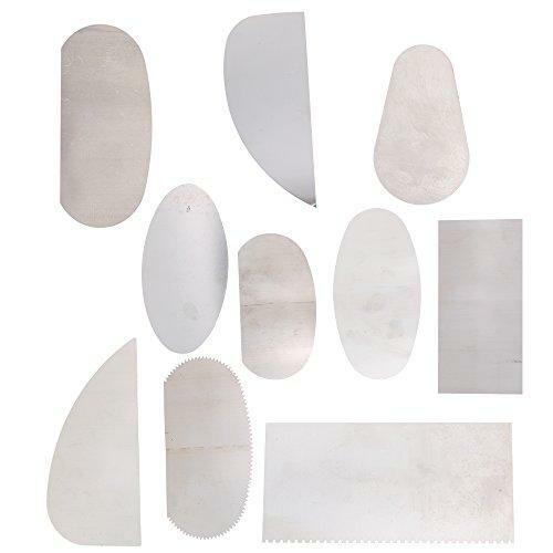 RDEXP Pottery Clay Molding Ceramics Sharp Steel Cutter Tools Scraper Crafts Pack