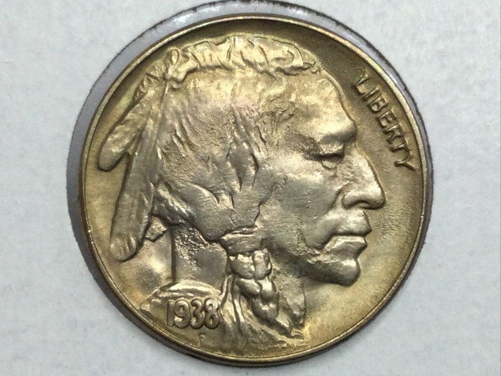 1938-D Buffalo Nickel in uncirculated