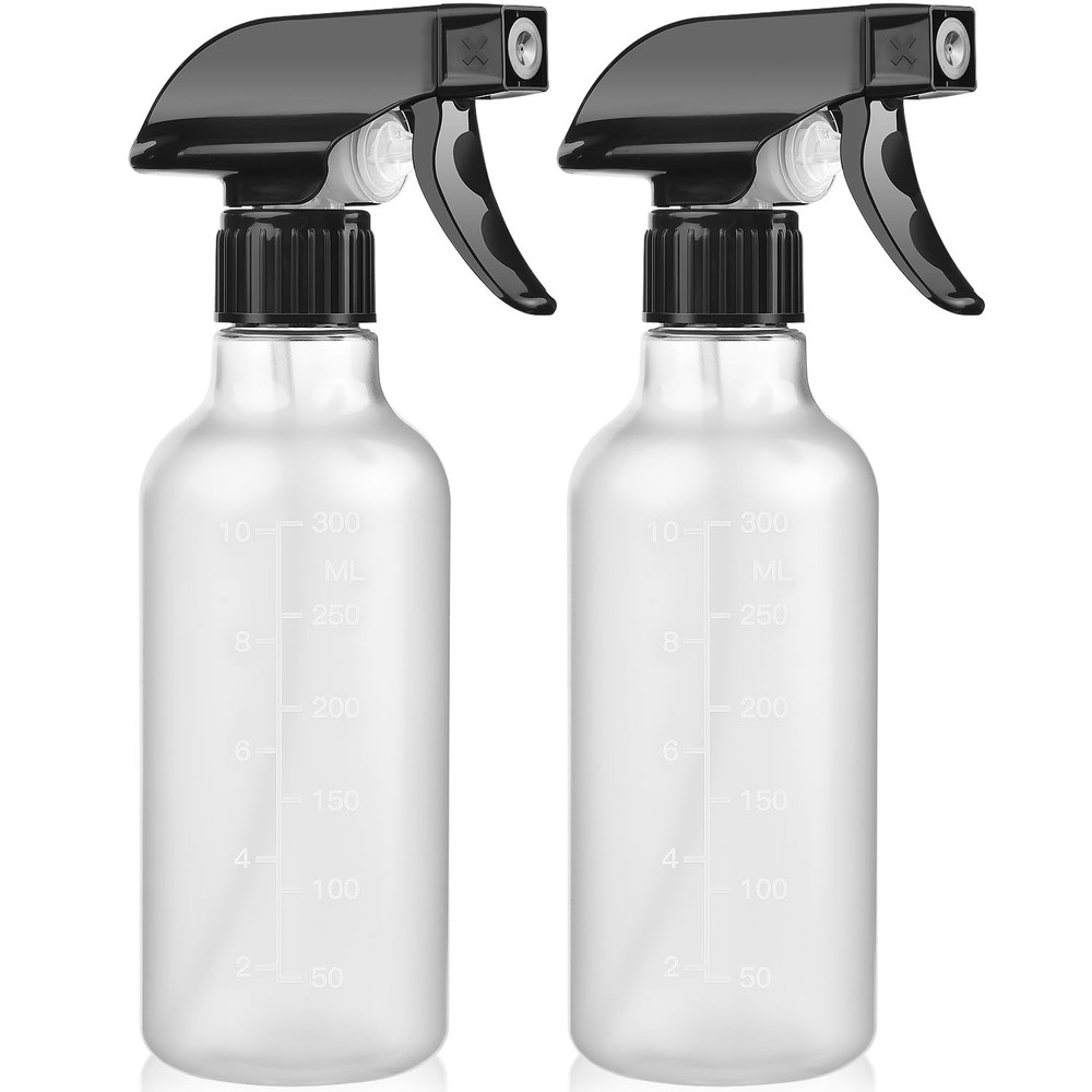 Bealee 2 Pack 10oz Spray Bottles  Mist & Stream, Refillable, BPAFree