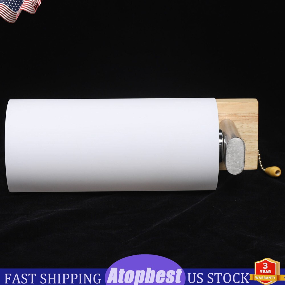 Modern White Wall Light Sconce Glass Shade Bedside Hallway Lamp With Pull Switch