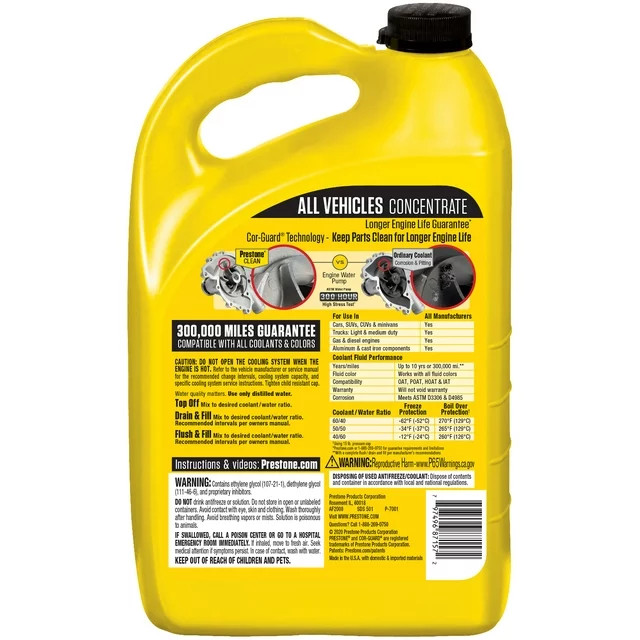 Engine Coolant / Antifreeze Prestone AF2000