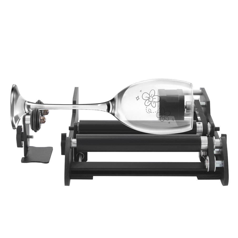 Engraver Rotary Roller 20-122mm Adjustable F/Engraving Cylindrical Objects Black