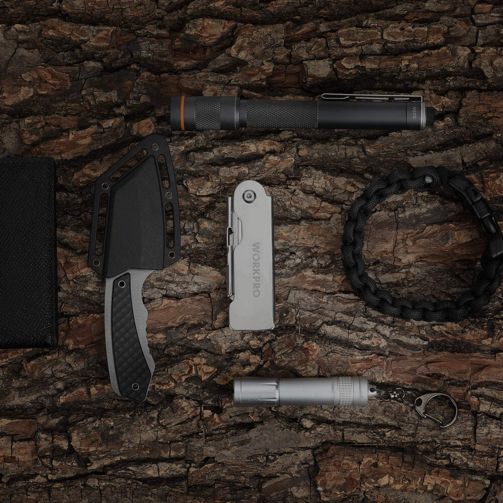 WORKPRO 6PC Compact Folding Utility Knife Lock Back Pocket QUICK CHANGE BLADE US