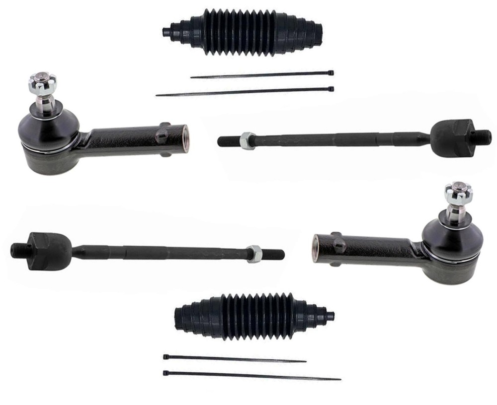 Front Inner & Outer Tie Rods For Hyundai Genesis Coupe 2010 2011 2012 2013 2016