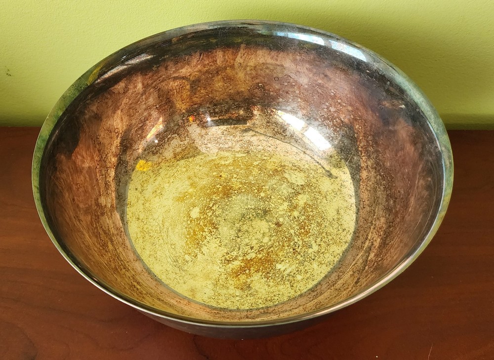 Vintage Reed & Barton 105 Silverplate 9" Footed Serving Bowl