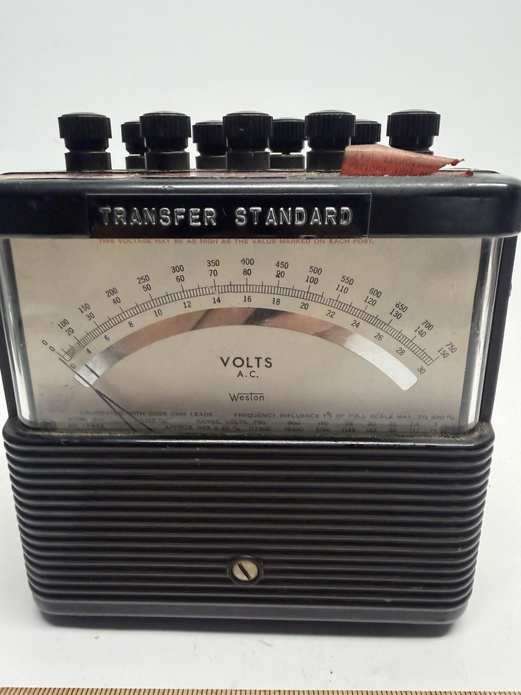 Vintage Weston Volt Meter D.C. Model 901