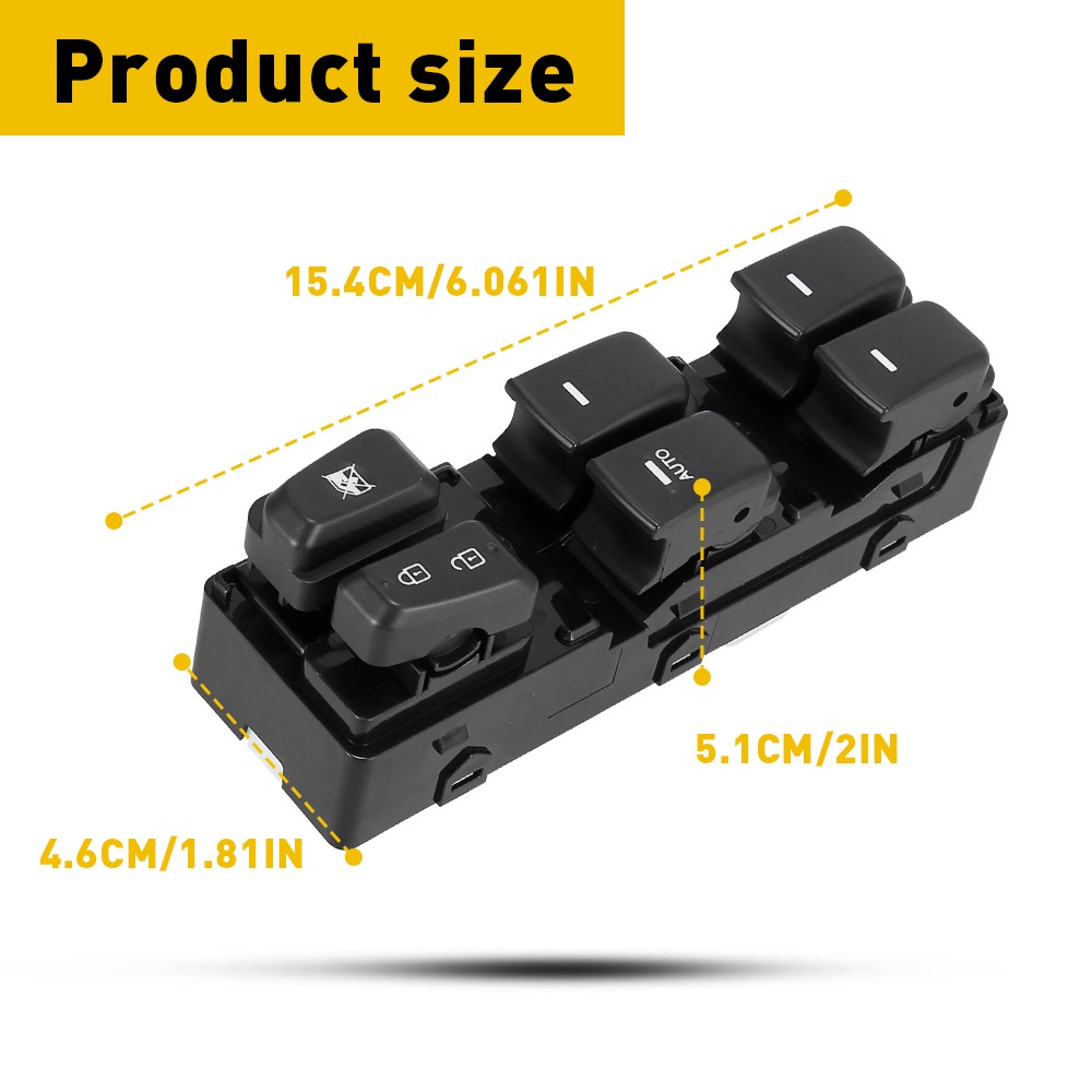 For Hyundai 2011-2015 Sonata Front Left Driver Side Master Power Window Switch🔥