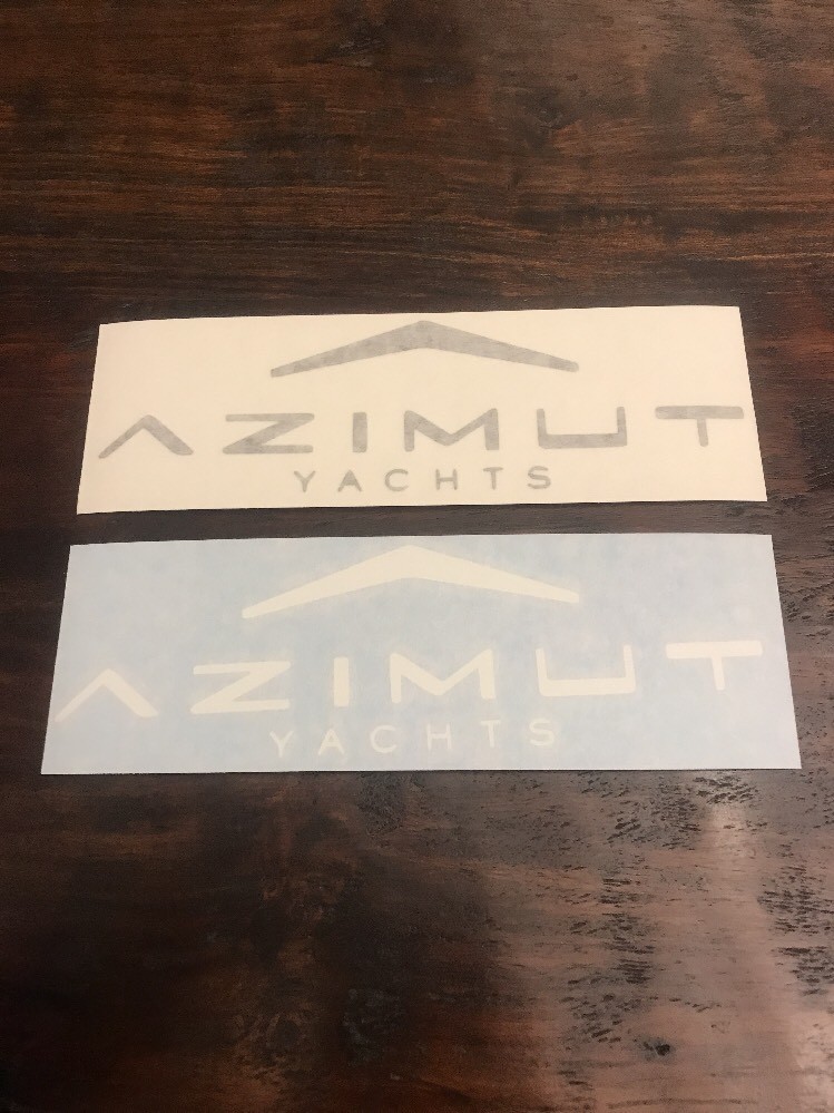Azimut Yachts Decal Vinyl