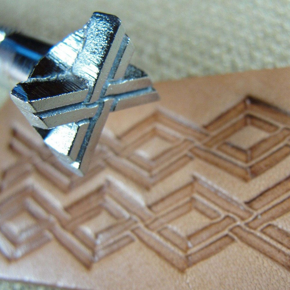 Craft Japan - #E337 Geometric Stamp (Leather Stamping Tool)