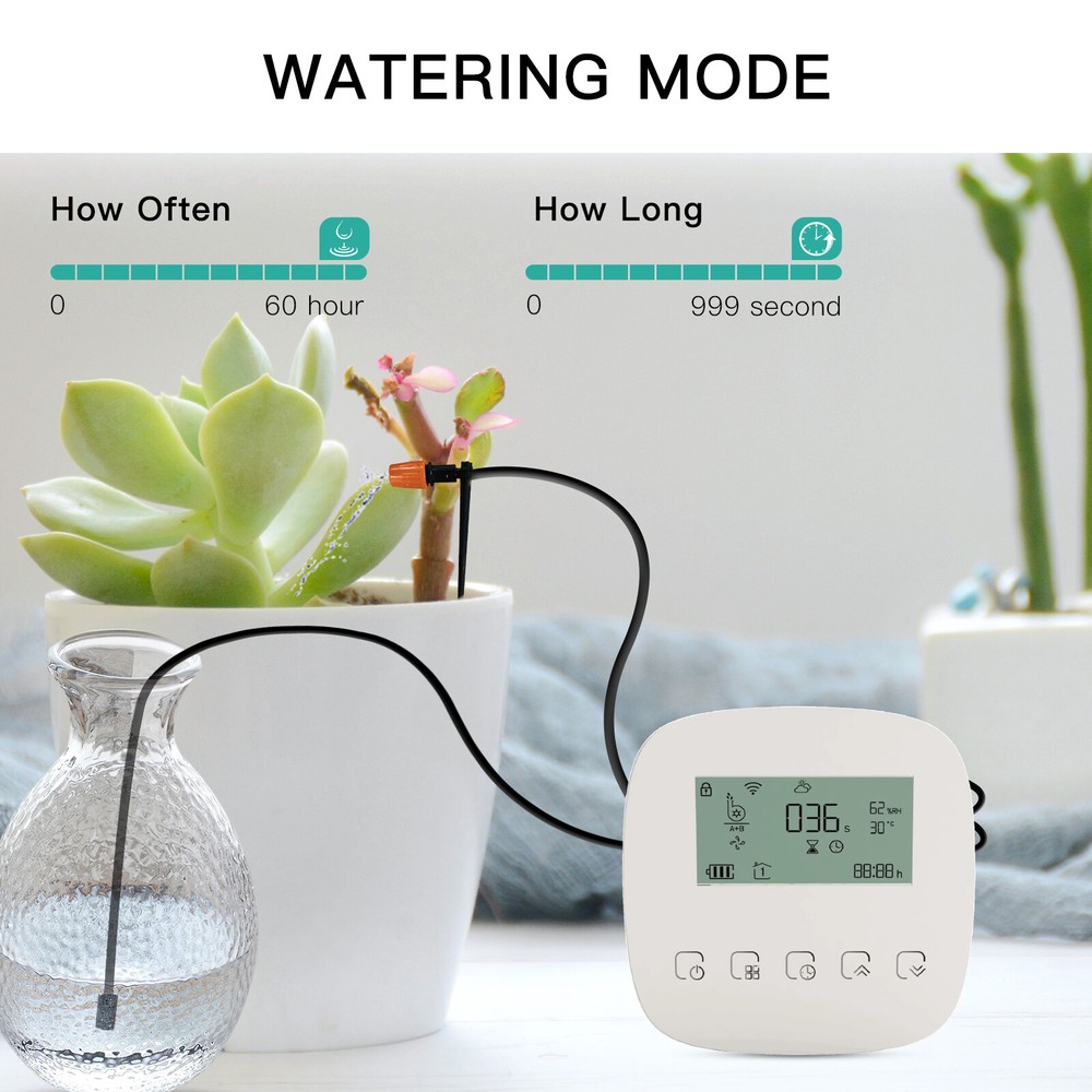 MOES WiFi Smart Automatic Drip Irrigation Watering System Timer Alex Google APP