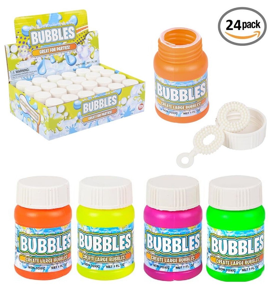 24 Bubble Bottles (1 OZ Bubble Bottle Refills)