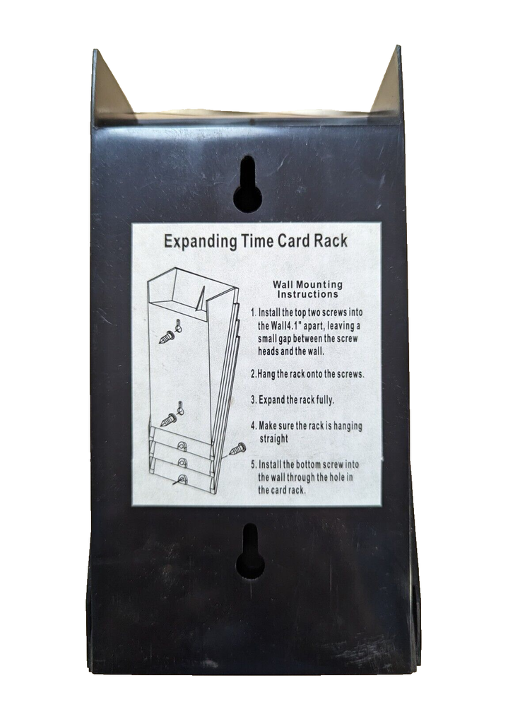 LATHEM Expandable Time Card Rack Wall Mountable -37 Slots