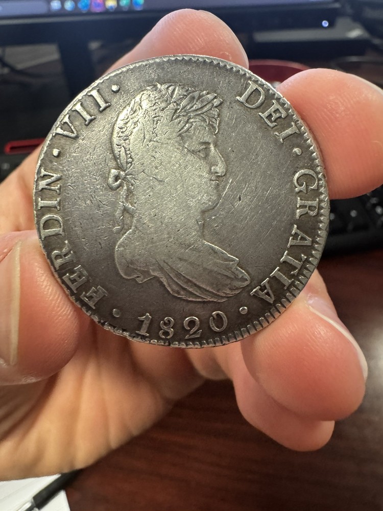 1820 Mexico 8 Reals Nice