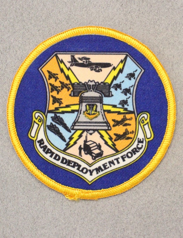 Rapid Deployment Force (printed) - USAF Air Force Patch 2387