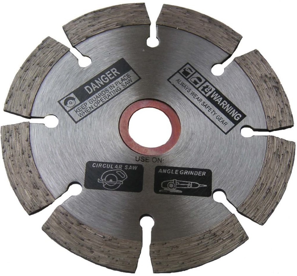 4'' segmented diamond blade for stone, brick, block and concrete