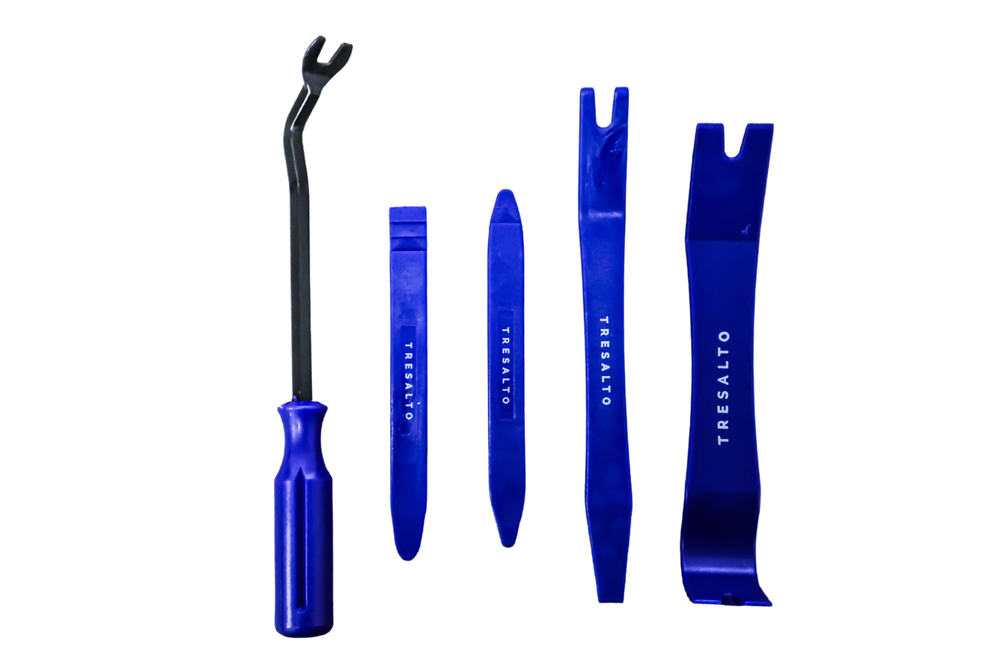 Tresalto 5 Pack ProTools Car Removal Tool Fastener Remover Blue