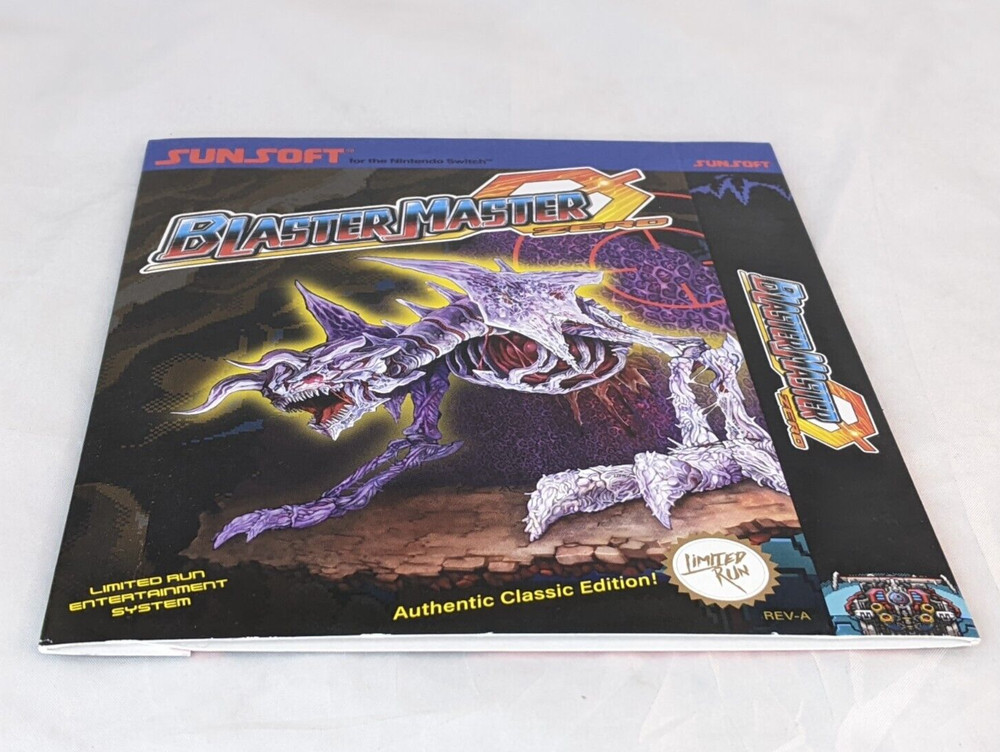 Blaster Master Zero Classic Edition Slipcover Only