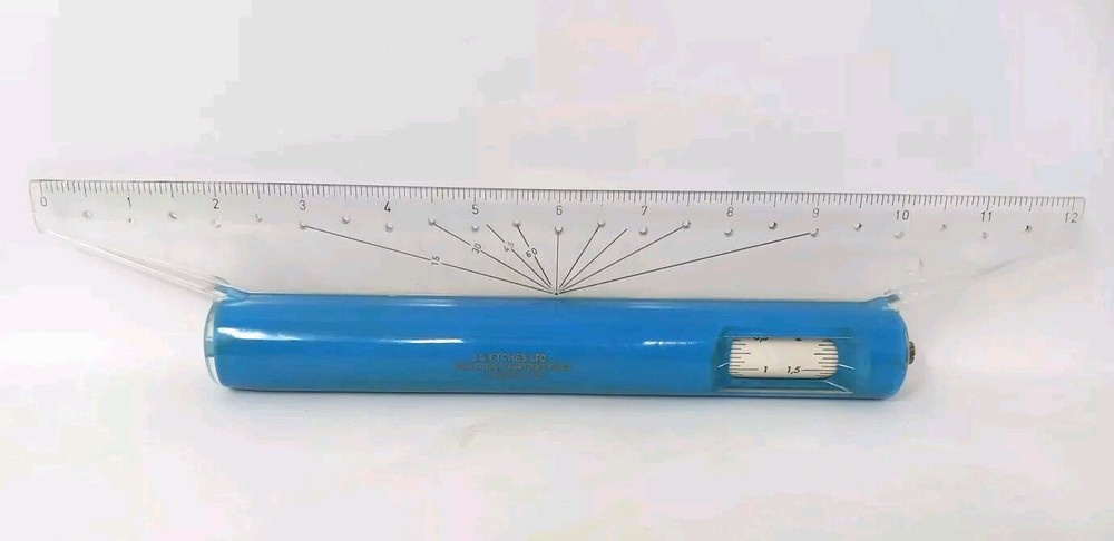 Vintage German Made ROLL - RULER Architect Technical Scale Drawing Equipment