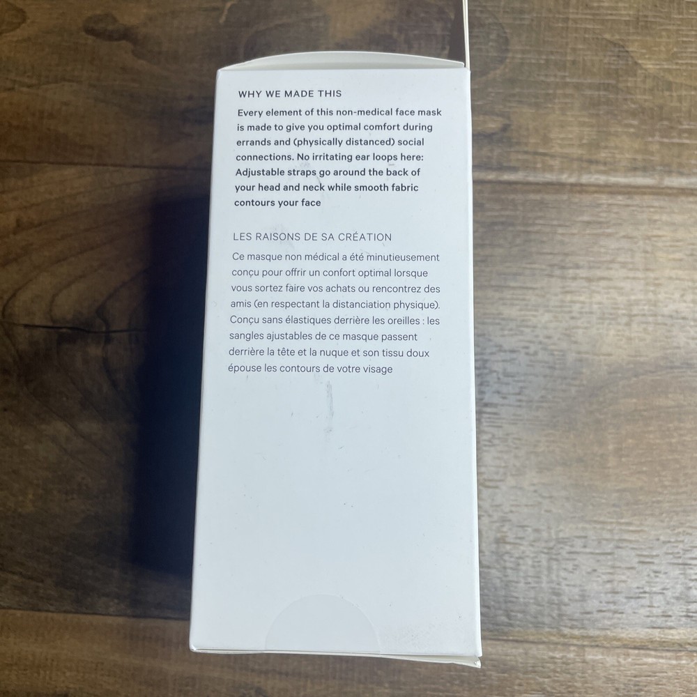 Lululemon Double Strap Adjustable Face Mask 3 Pack Black One Size